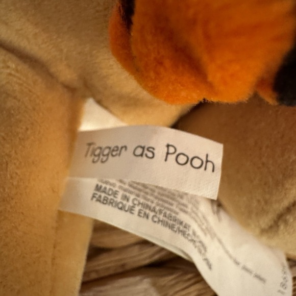 DISNEY STORE-TIGGER AS POOH-8"-MINI BEAN BAG‎ - Picture 6 of 7